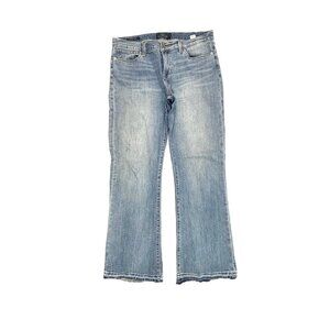Lucky Brand Brooke Flare Women's size 14 Medium Wash Blue Denim jeans